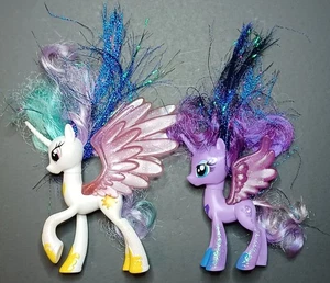 Oropel brillante cepillable My Little Pony G4 Princesa Celestia y Princesa Luna - Imagen 1 de 5
