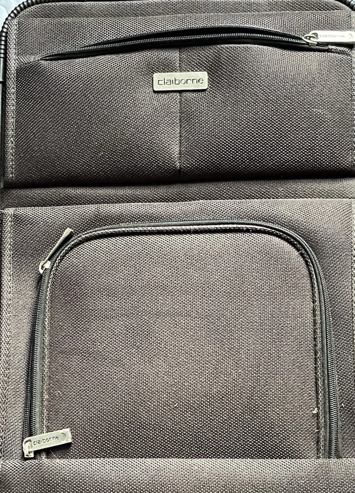 Claiborne Rolling Carry On Suitcase Luggage with Wheels Brown - Image 1 of 4