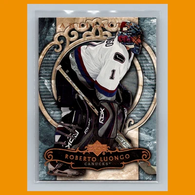 Roberto Luongo #60 2007-08 Upper Deck Artifacts Vancouver Canucks Hockey Card - Image 1 of 3