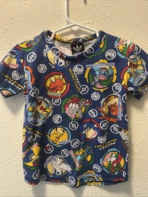 Camiseta Adidas Pokémon Niños Japón Importación Talla 4T Pikachu Kyogre Groudon  Foto 1 de 4