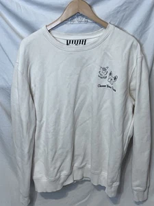 Ricky Singh Denim & Flower” Choose Your Team” Long Sleeve Crew Mens Large EUC - Picture 1 of 13