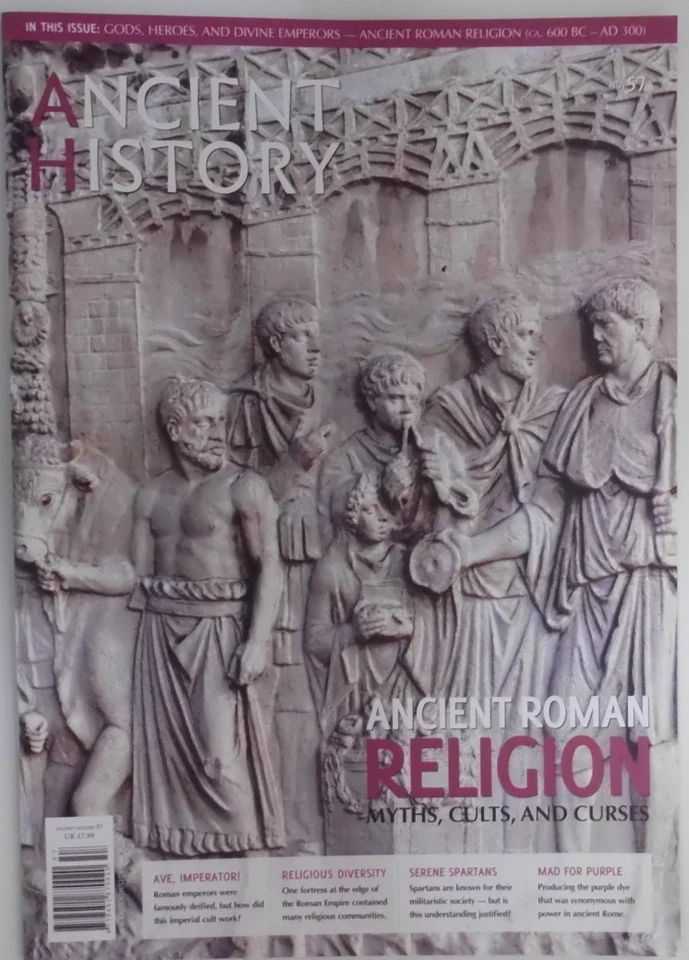 Ancient History magazine #57 2025 Ancient Roman religion: Myths, Cults & Curses - Image 1 of 1