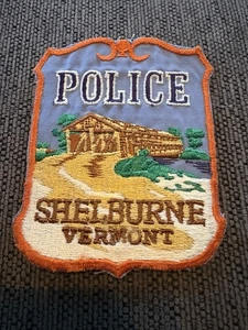 OLD SHELLBURNE VERMONT VT POLICE PATCH - Picture 1 of 2