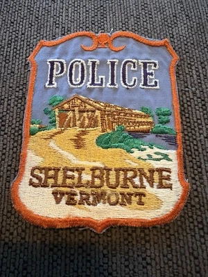 OLD SHELLBURNE VERMONT VT POLICE PATCH - Image 1 of 2