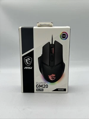 MSI Clutch GM20 Elite Gaming Mouse *BRAND NEW/SEALED* - Image 1 of 4