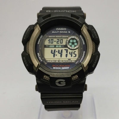 G-Shock GULFMAN GW-9100-1JF Tough Solar 20ATM Used Good Condition - Image 1 of 4