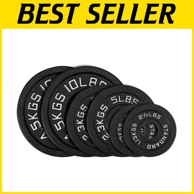 Juego de placas de peso olímpicas para entrenamiento de fuerza - 35 lb Foto 1 de 4