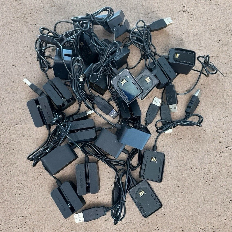 *Lote de 20* CARGADOR DE BATERÍA PLANTRONICS USB DELUXE para auriculares WH500, W440, W740 Foto 1 de 4