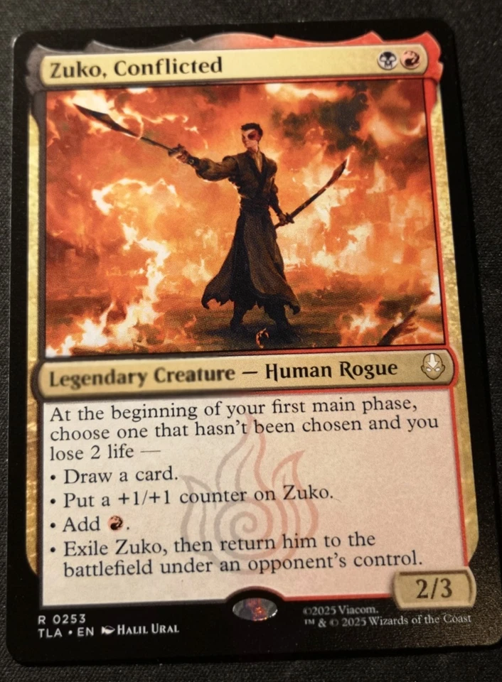 Zuko, Conflicted - TLA - MTG - EN - NM - 0253 - Image 1 of 1