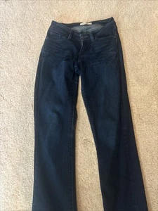 Levi's 529 Curvy Bootcut Jeans Womens Size Misses 4 Blue Denim Dark Wash - Picture 1 of 5