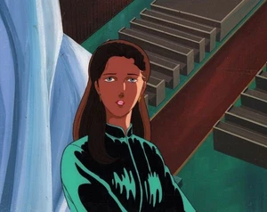 Golgo 13 The Professional Anime Production Cel Background Laura Dawson 1983 RARE - Picture 1 of 2