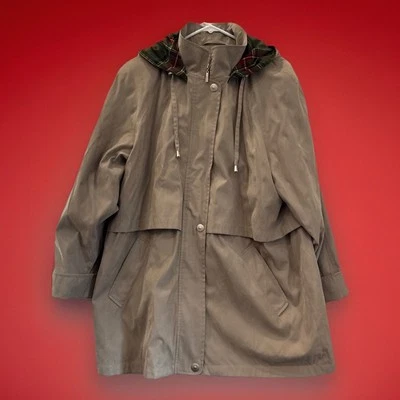 Chaqueta Liz Claiborne Mujer Color Beige Crema Talla XL Forro Extraíble Foto 1 de 4