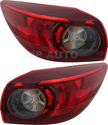 For 2014-2018 Mazda 3 Hatchback Tail Light Set Driver and Passenger Side Foto 1 de 4