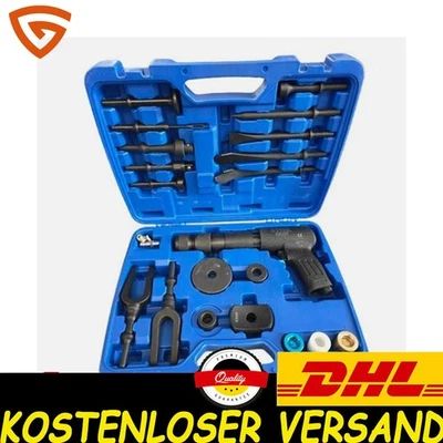 Meißelhammer Set Druckluftmeißel Satz Abbruchhammer Schlaghammer KFZ Pneumatisch - Bild 1 von 4