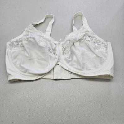 Бюстгальтер женский Lilyette 40DD белый на косточках кружевной ремень регулируемый минимизатор - Изображение 1 из 4