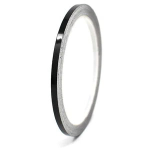 10m Tiras decorativas 6mm Negro Brillo Coche Moto Tiras decorativas Tiras laterales - Imagen 1 de 4