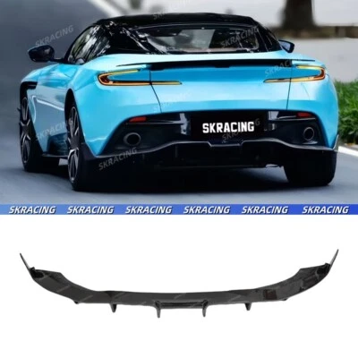 Carbon Fiber Rear Bumper Diffuser Lip Spoiler For 2017-2023 Aston Martin DB11 - Image 1 of 4