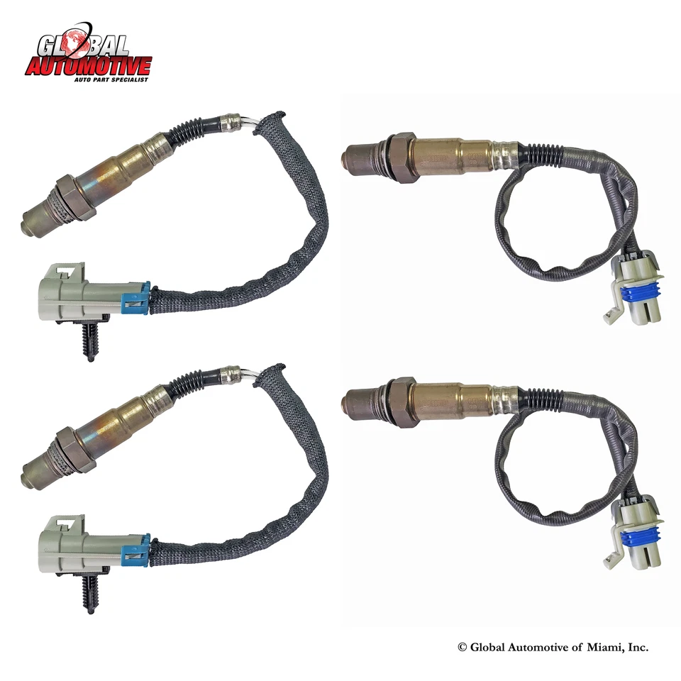 Set of 4 AC Delco Oxygen O2 Sensor for 2008-2014 GM V8 4.8L 5.3L 6.0L 6.2L - Image 1 of 1