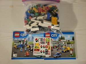LEGO 60132 Service Station 100% Complete Manual Extra Sticker Sheet