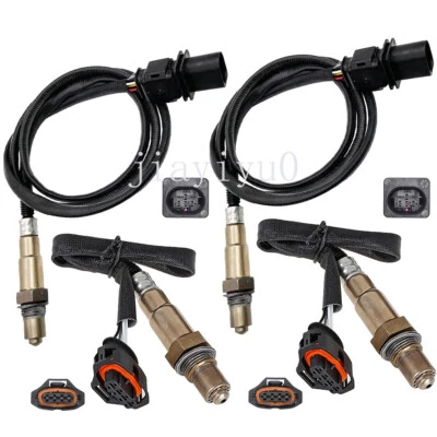 4pcs Oxygen O2 Sensor 1&2 For 2009-2012 Porsche Cayman Boxster 2.9L Upper+Lower - Imagem 1 de 4
