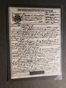 APO 772 MARSEILLE, FRANCE 1945 Censored WWII Army V-MAIL Letter SIGNAL PHOTO Co - Picture 1 of 2