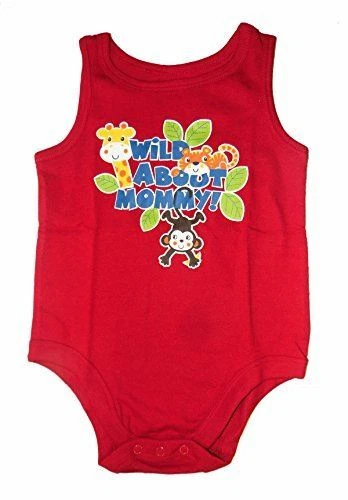 Camiseta sin mangas Garanimals Wild About Mommy Jungle Safari Baby Creeper NUEVA 18 y 24 Mos Foto 1 de 1