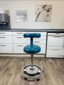 Taburete de trabajo Ritter D158 sillón de tratamiento taburete usado probado Mwi001047 - Imagen 1 de 6