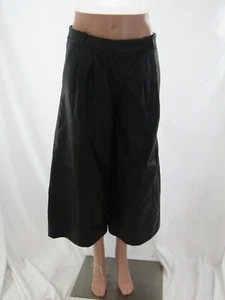 Tibi Black Mid Rise Leather pant Size 0 - Picture 1 of 9