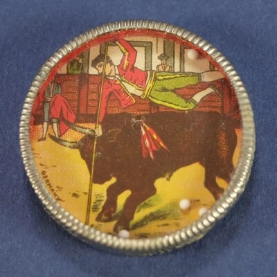 Matador Bullfighter Universal Theatres Concession Dexterity Bead Game Toy 1920 - Image 1 of 2