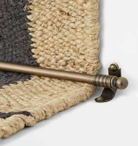 NEW Rejuvenation BALL FINIAL SET for STAIR ROD, Burnished Antique, HARD TO FIND! - Picture 1 of 3