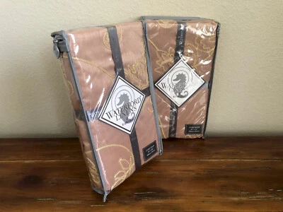 2 европейские наволочки Waterford Corren пара специй золото вышитые с цветочным рисунком - Изображение 1 из 4