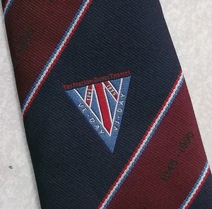 Tie Necktie Vintage Retro Mens 1990s DAY 50TH ANNIVERSARY - Picture 1 of 4