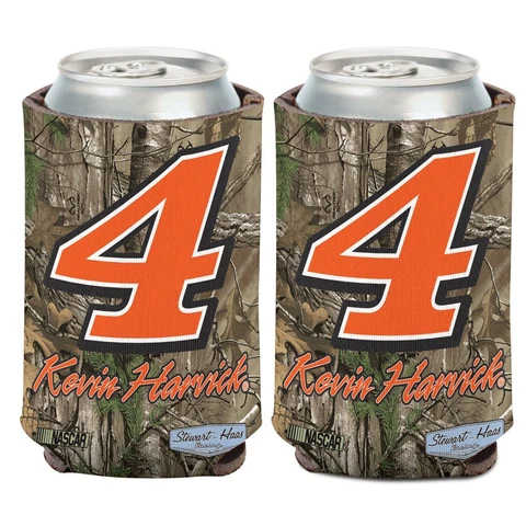 Kevin Harvick 2016 Wincraft #4 Realtree Camoflauge 12oz Can Coolie FREE SHIP Cover