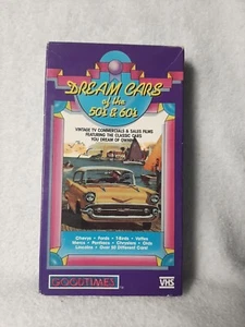 Dream Cars Of The 50's And 60's VHS Goodtimes - Picture 1 of 3