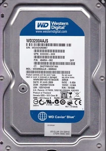 WD3200AAJS-60M0A0 dcm :HGRNHT2CEN  s/n: WCAV2..WD 3.5"  320GB  SATA  A11-03 - Picture 1 of 3