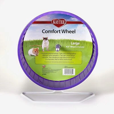 Kaytee Large Comfort Wheel 8.5" 21.6cm Small Animals (Single) Assorted Colours