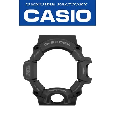 CASIO G-SHOCK Watch Band Bezel Shell GW-9400-1B Black Rubber Cover - Image 1 of 4