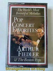 Arthur Fiedler & the Boston Pops POP CONCERT FAVORITES Cassette Tape - NEW - Picture 1 of 3