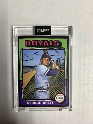 George Brett 2020 Topps Project 2020 Kansas City Royals by JOSHUA VIDES #232 - Image 1 of 2