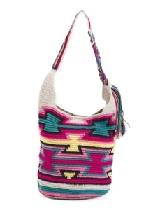 The SAK Collective Crochet Multicolor Volver a Bali Hobo Nuevo con Etiquetas - Imagen 1 de 15