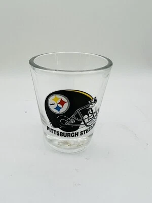Casco NFL Shot Glass PITTSBURGH STEELERS Logo Shot Glass 2 pulgadas de alto Foto 1 de 4