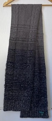 Lauren Ralph Lauren Ombré Mezcla de Lana Cable Tejido Bufanda Preppy Foto 1 de 4