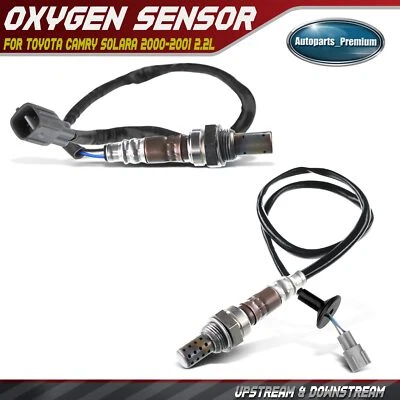 2x Sensor de oxígeno O2 aguas arriba y aguas abajo para Toyota Camry Solara 2000 2001 2,2 L Foto 1 de 4