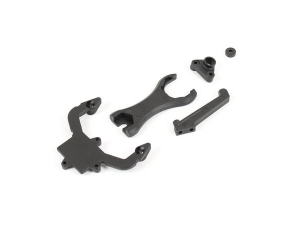 Team Durango DNX408 Kunststoff Gasgestänge- und Transponderhalterung TD330123 - Bild 1 von 1