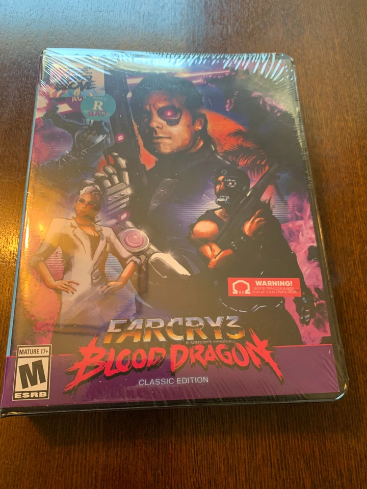 Far Cry 3 Blood Dragon PS4 VHS Edition Limited Run #558 Convention Exclusive New - Image 1 of 4