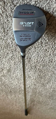 Dunlop Resolve 19 grados 5 madera titanio reforzado bajo centro de gravedad LH Foto 1 de 4
