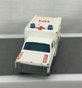 Vintage Matchbox Superfast Chevy Emergency Pacific Ambulance White Die Cast - Picture 1 of 6