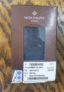 Patek Philippe Factory Shipping Carton - Storage Box 5980/1A or anything else - Picture 1 of 3