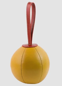 Kettlebell de cuero peso 2 kg hecha a mano tonificación muscular entrenamiento fitness decoración del hogar - Imagen 1 de 1