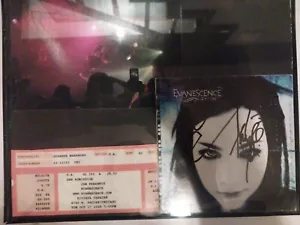 AMY LEE JOHN LECOMPT TERRY BALSAMO EVANESCENCE FALLEN AUTOGRAPH Photo & Ticket - Picture 1 of 4